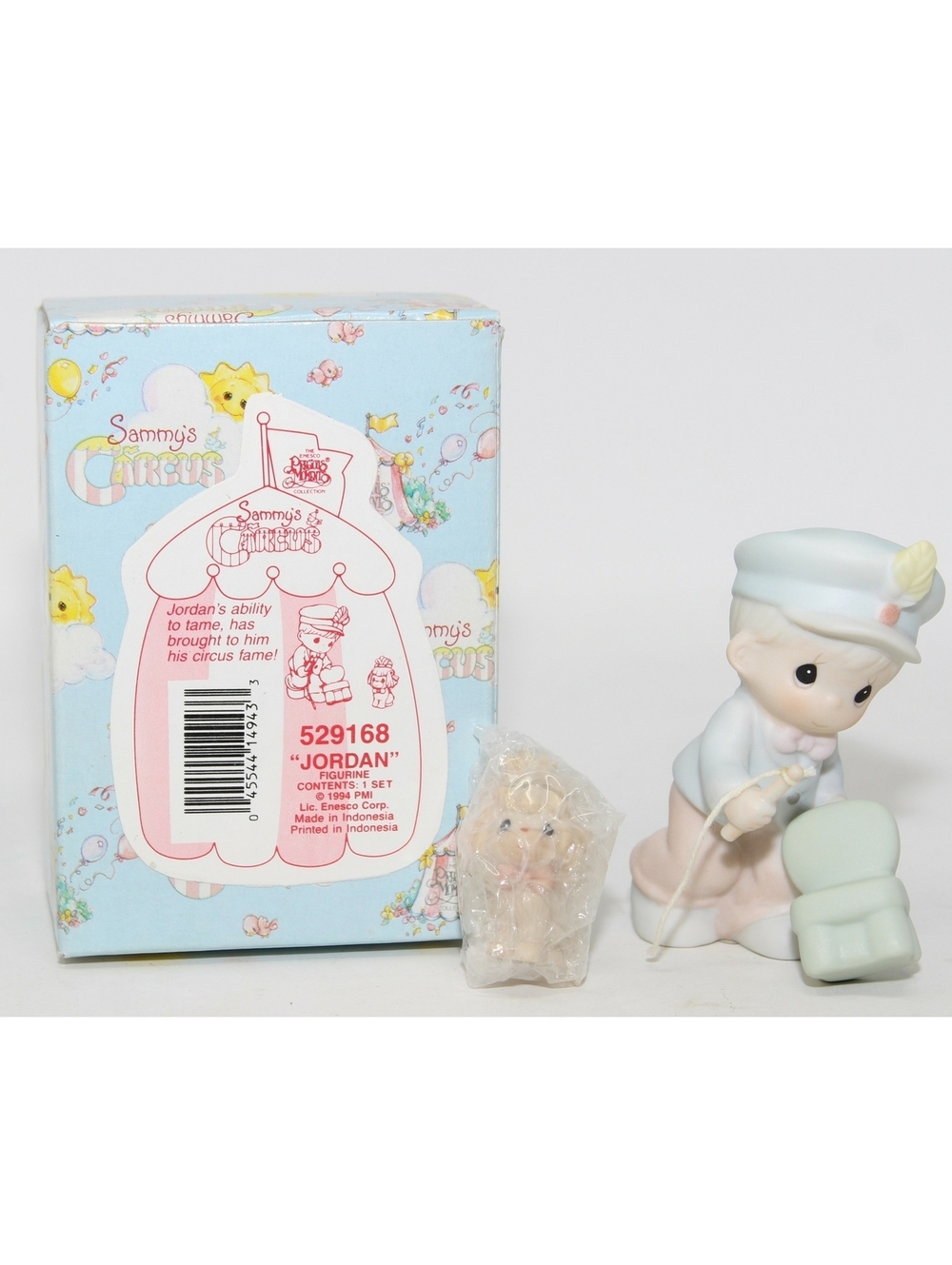 VTG NIB Sammy's Circus Jordan Enesco Precious Moments Porcelain Figurine #529168